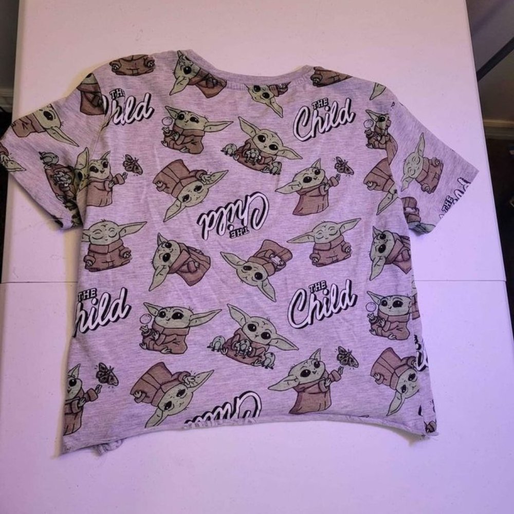 Junior Crop Top The Child Star Wars Shirt